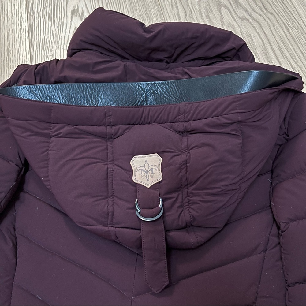 Mackage Patsy Bordeaux Puffer Jacket Leather Trim - image 6